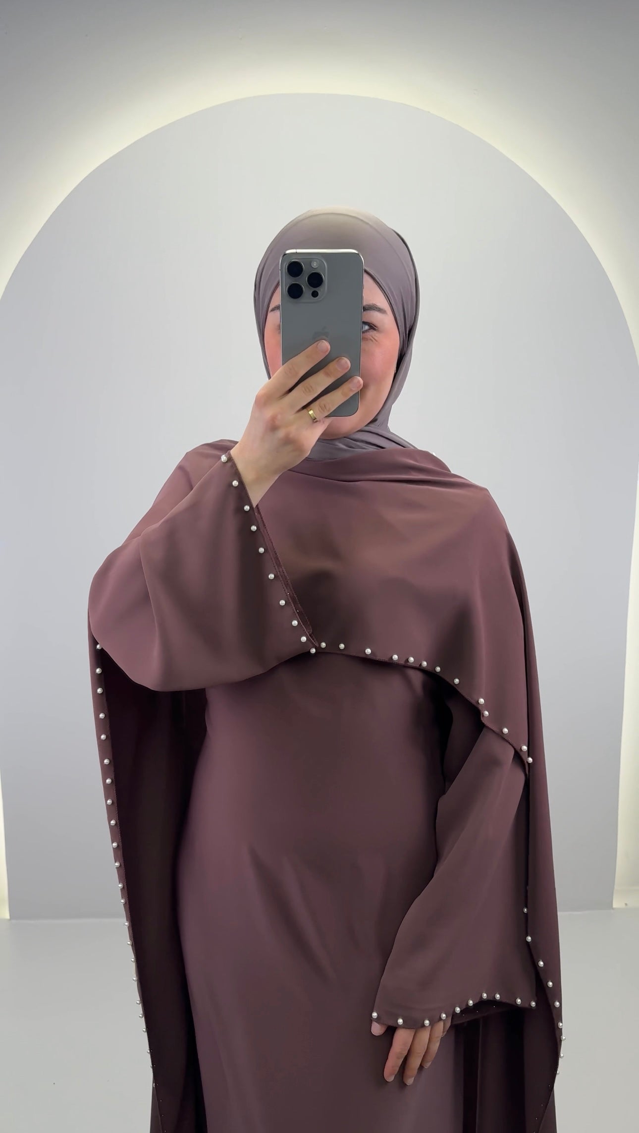 Zerafin Abendkleid Braun