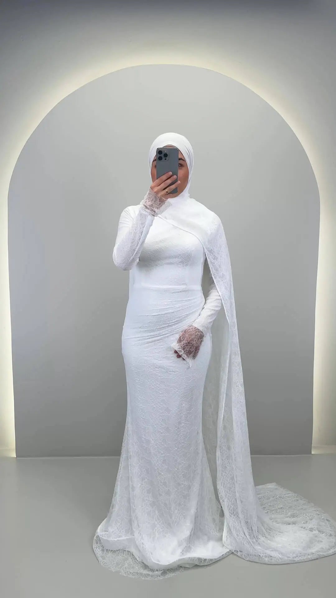 Liora Wedding dress with Hijab