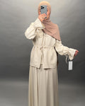 Asliya three-piece beige