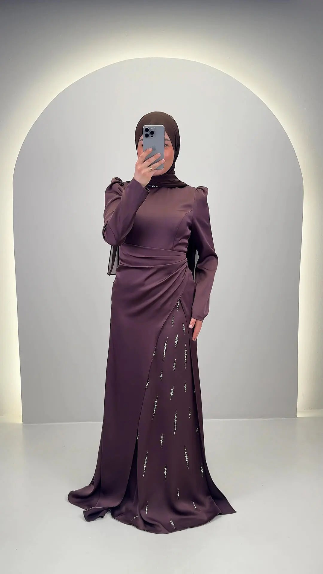 Nalea Evening dress Brown