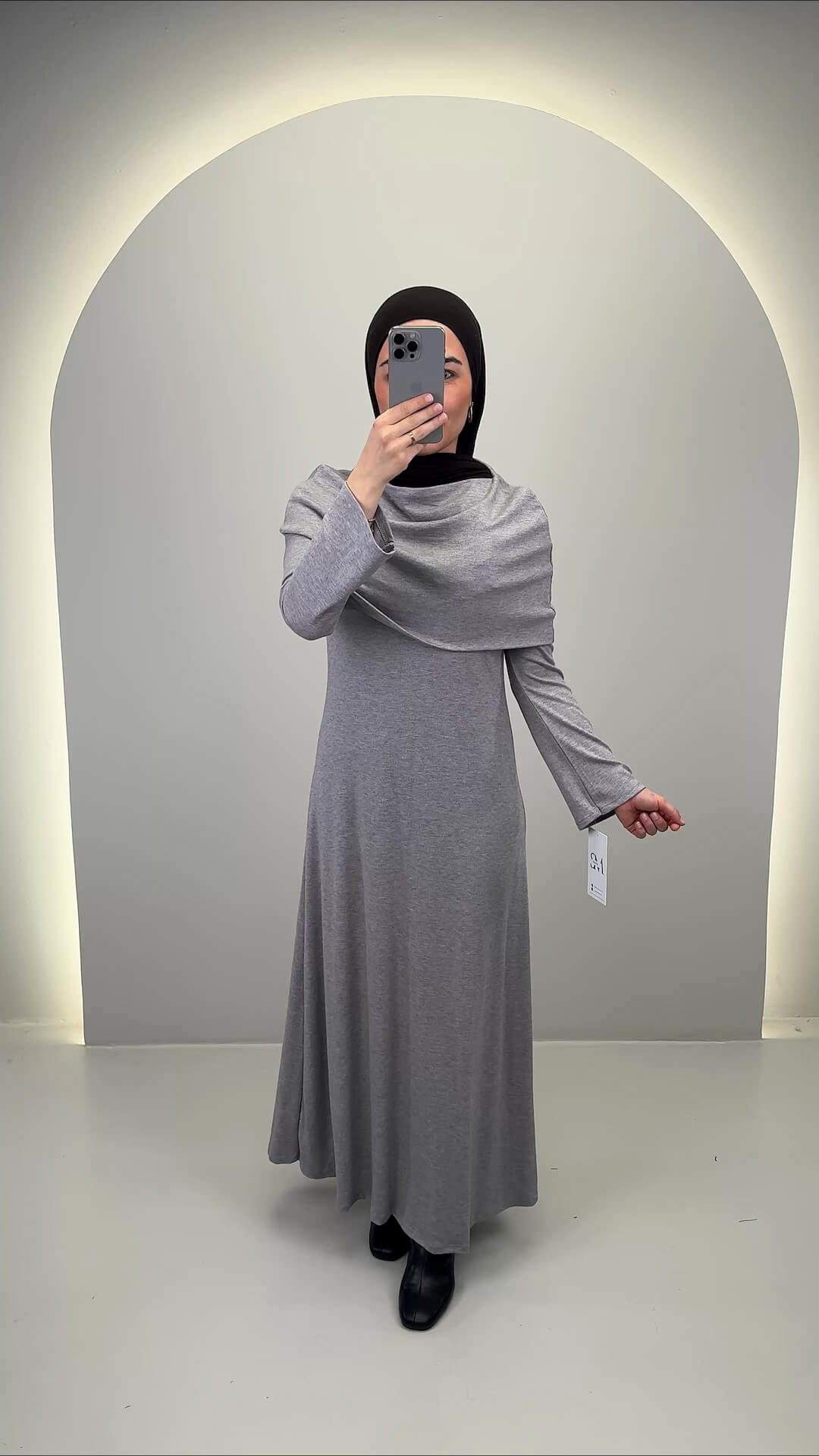 Maniya Kleid Grau