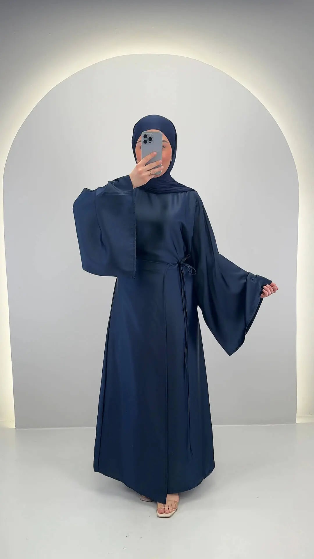 Nesa Abaya Dark Blue