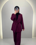 Esilya Outfit Wine Red