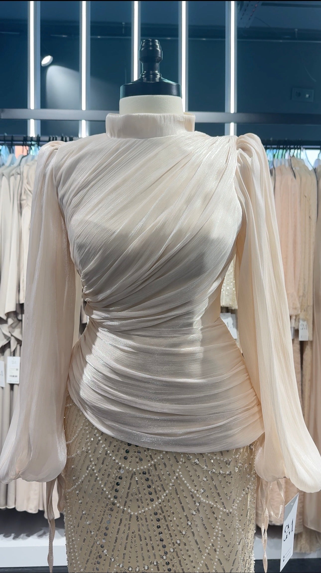 Dian Evening dress Beige