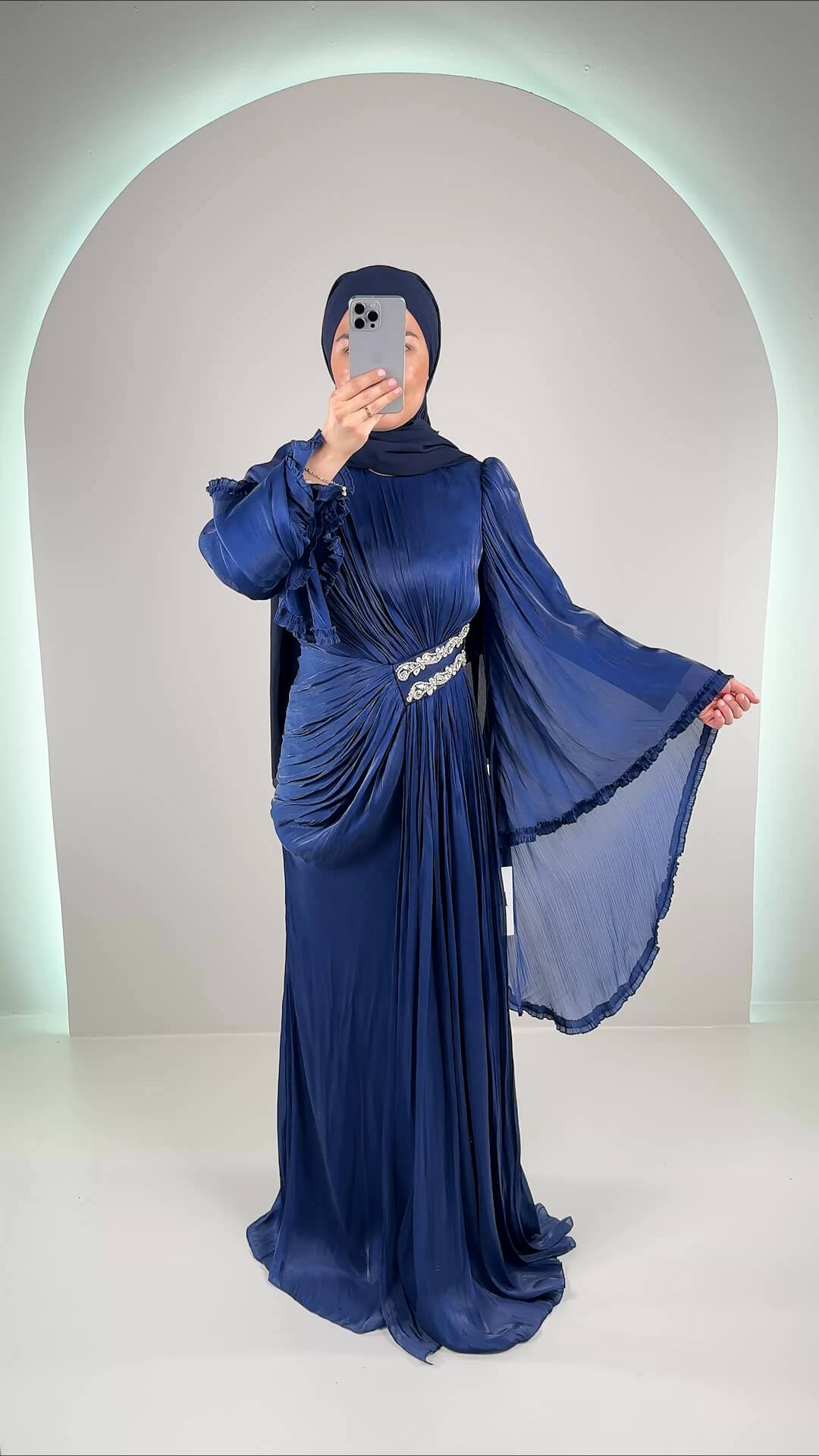 Asya Abendkleid Dunkelblau