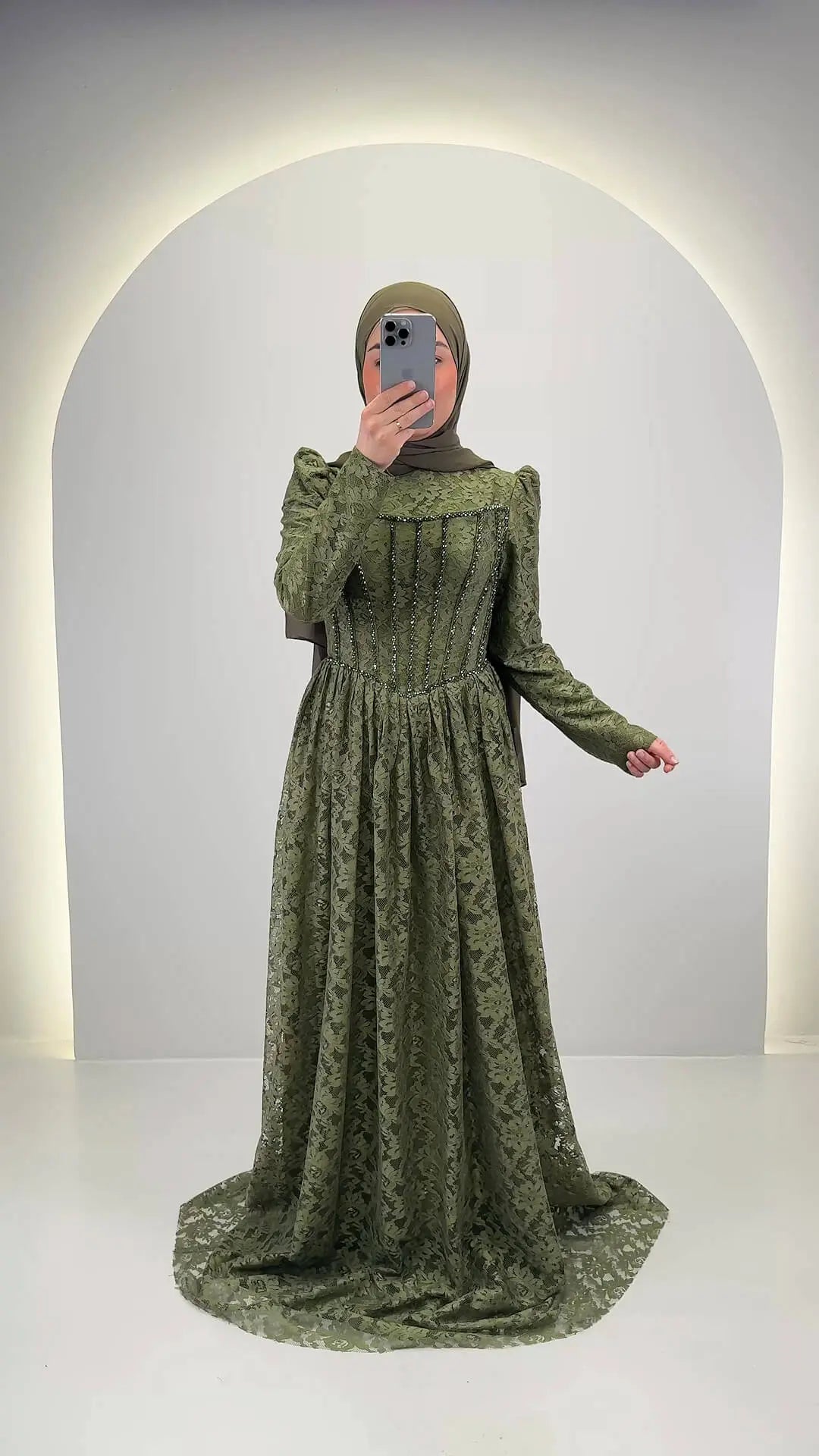 Mina Evening dress Green