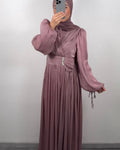 Leyna evening dress old pink