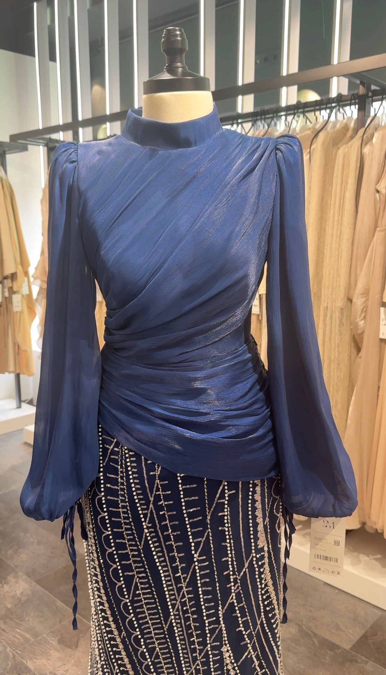 Dian Evening dress Dark Blue