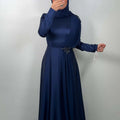 Fidela evening dress dark blue