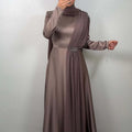 Fidela evening dress taupe