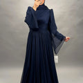 Medina evening dress dark blue