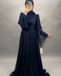 Medina evening dress dark blue