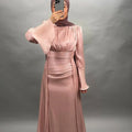 Melek evening dress pink