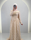 Mina Evening dress Beige