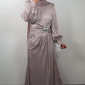 Nur evening dress beige