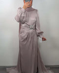 Nur evening dress beige