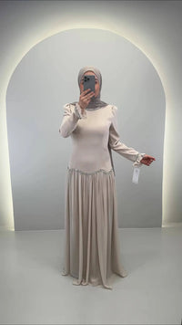 Yagmur Evening dress Beige