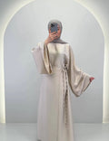 Nesa Abaya Beige