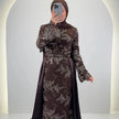 Azmia Evening dress Brown