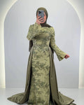 Azmia Evening dress Green