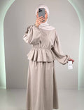 Mirza Zweiteiler Beige