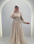 Elsa Evening dress Beige