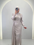 Leyla Evening dress Beige