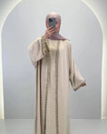 Lima Abaya Set Beige