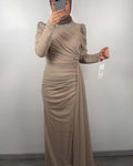 Bera evening dress beige