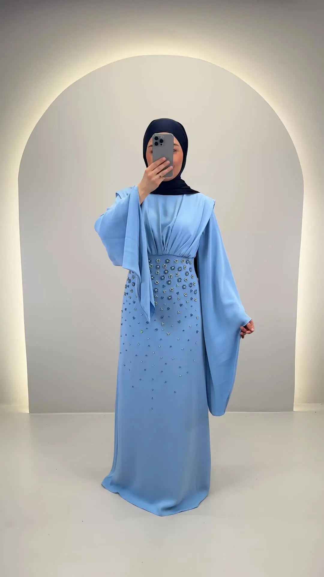 Zehra Abendkleid Blau