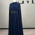 Meral evening dress dark blue