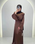 Esla Evening dress Brown