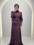 Nalea Evening dress Brown