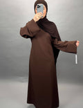 Classy Dress Brown
