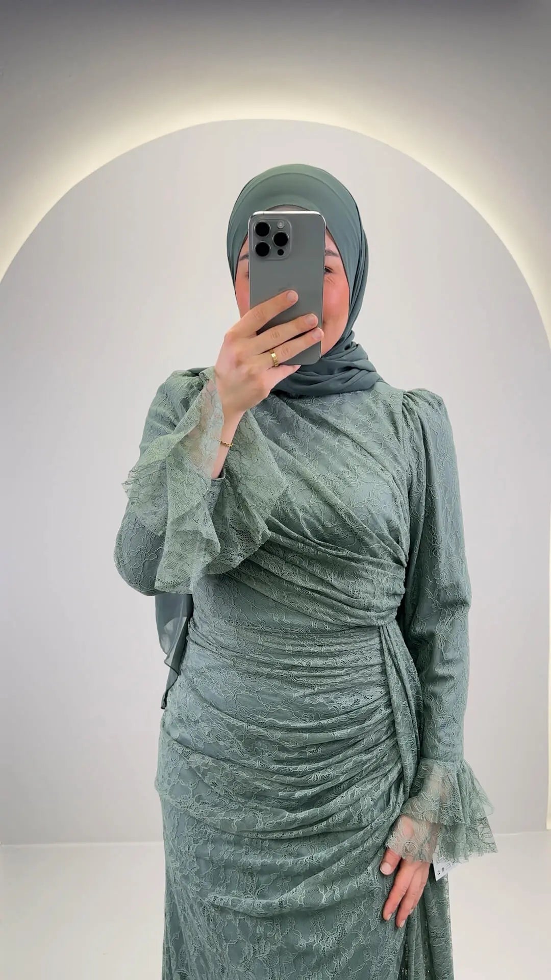 Eliza Evening dress Khaki