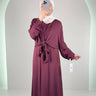 Fera Outfit Dress Wine Red