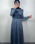 Asya evening dress blue