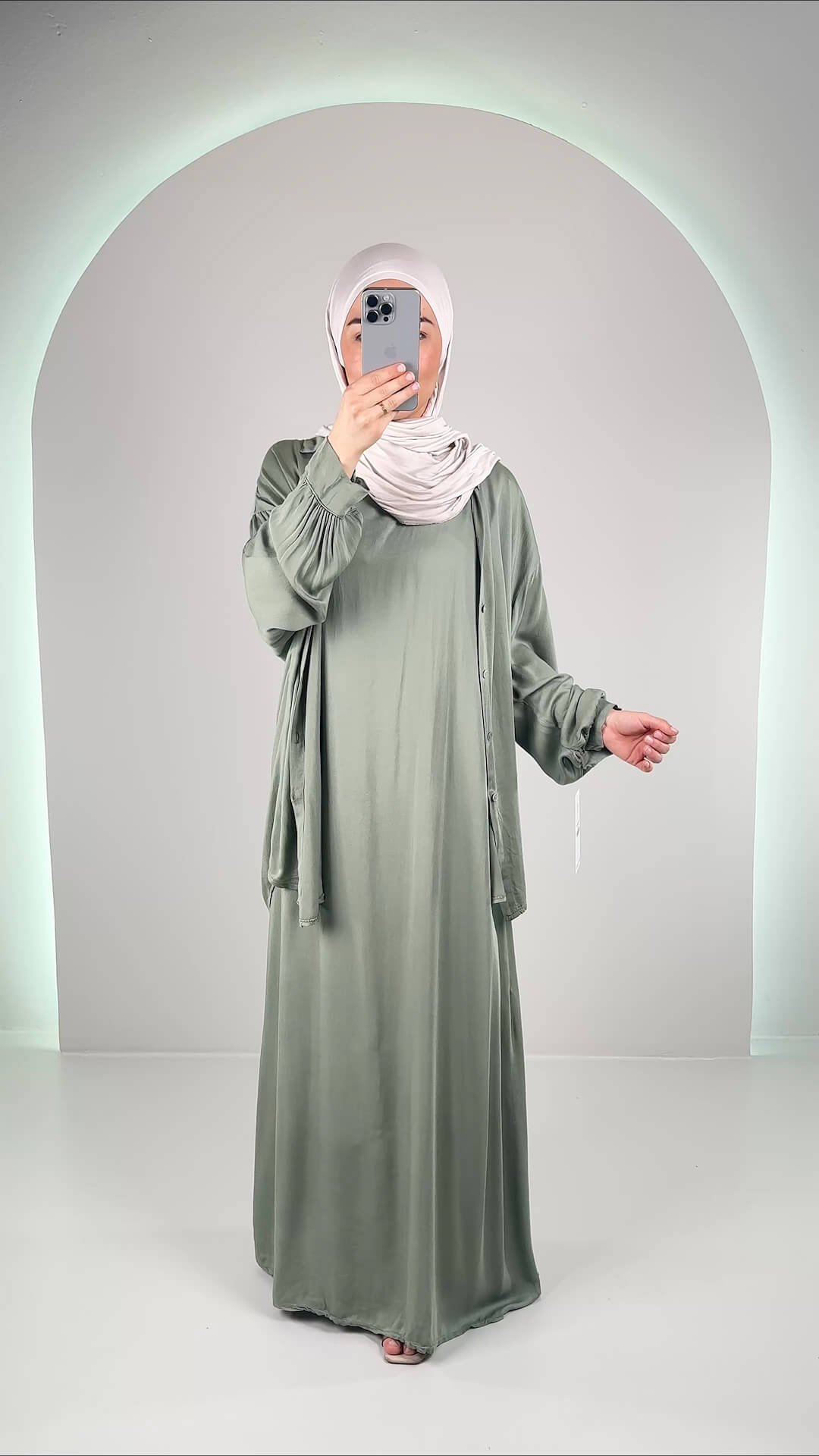 Fera Zweiteiler Kleid Grün