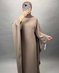 Hira Abaya Beige