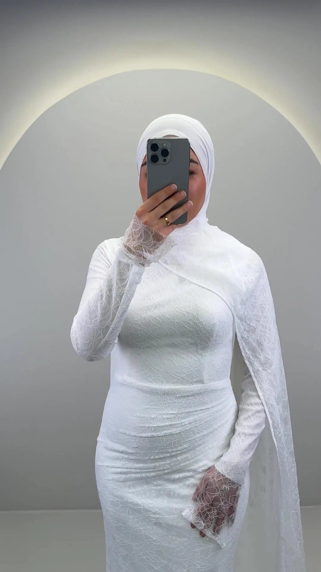 Liora Wedding dress with Hijab