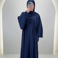 Melek Abaya Dark Blue