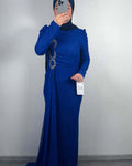 Melika evening dress blue