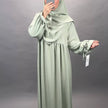 Mila Abaya Set with Khimar Mint