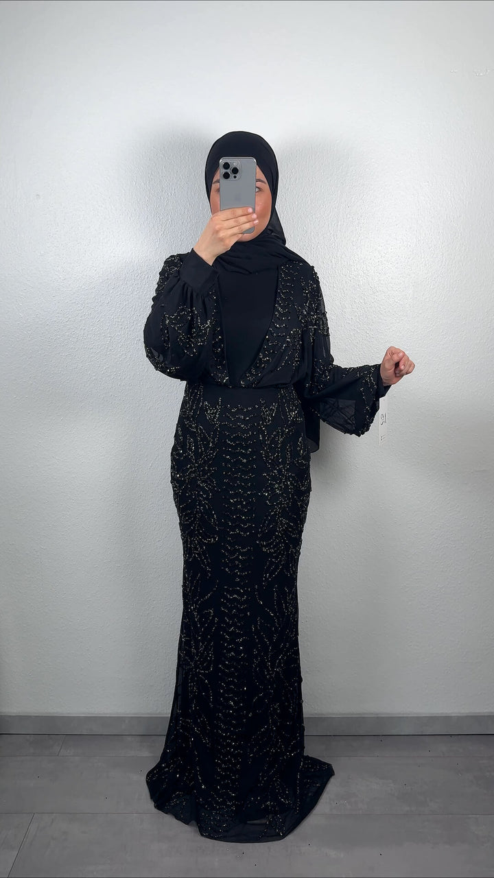 Minay Abendkleid Schwarz