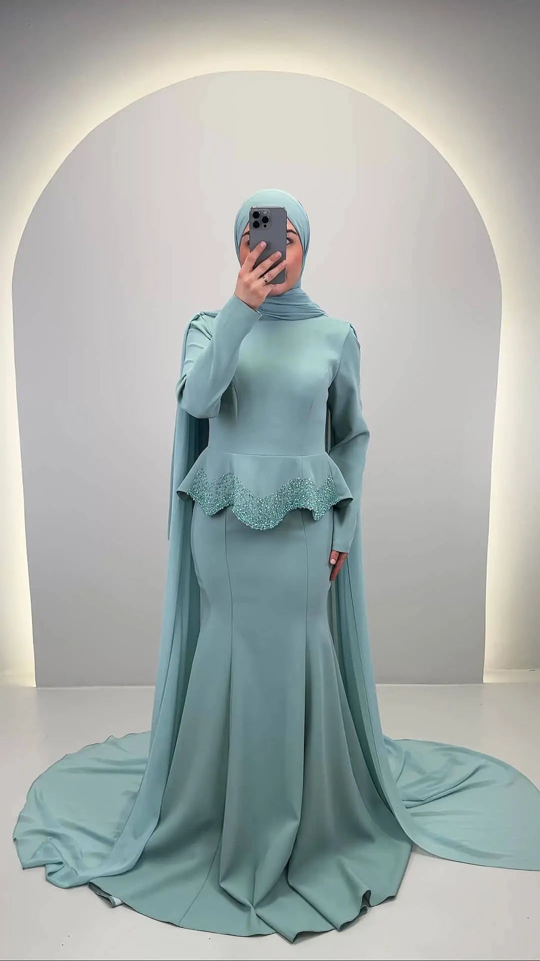 Simay Abendkleid Mint
