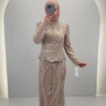 Miyasa Evening dress Beige 01