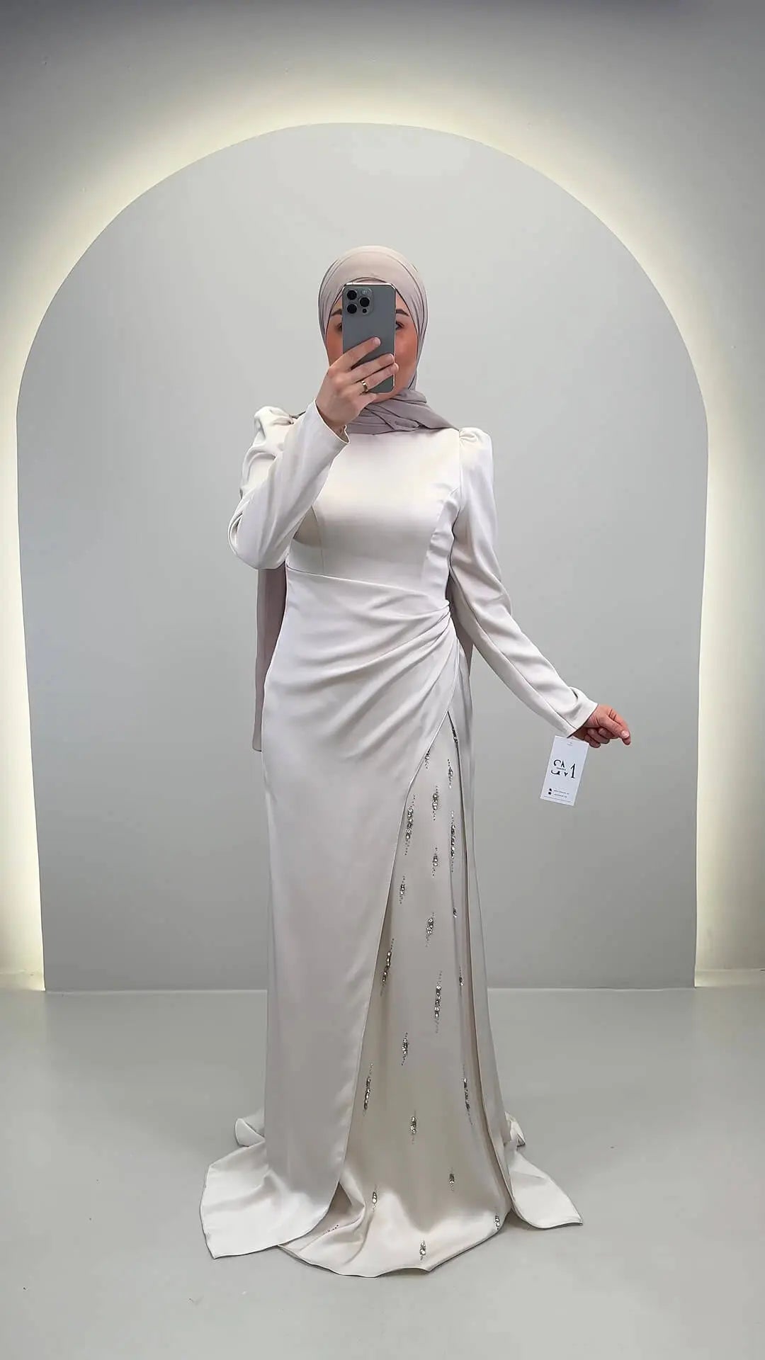 Nalea Evening dress Beige