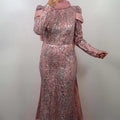 Nalina evening dress pink