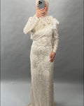 Nola Evening dress Beige