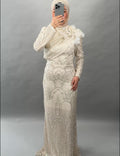 Nola Evening dress Beige